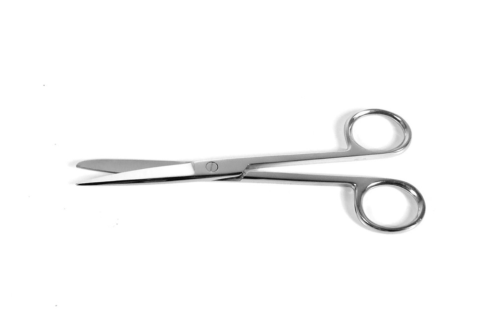 Deaver Operating Scissors Straight Sharp Blunt Point 5.5" Slim Pattern 4-Pack