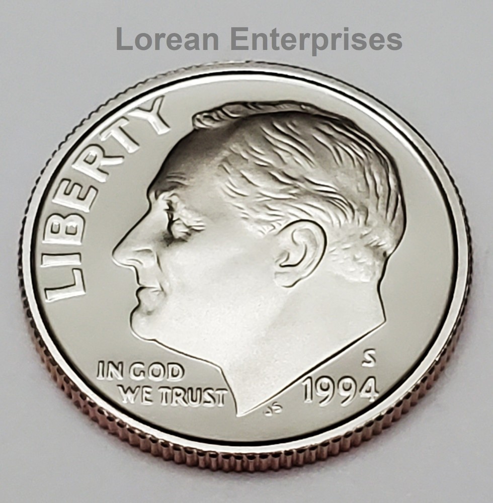 1994 S Roosevelt Dime CLAD ✼ PROOF✼