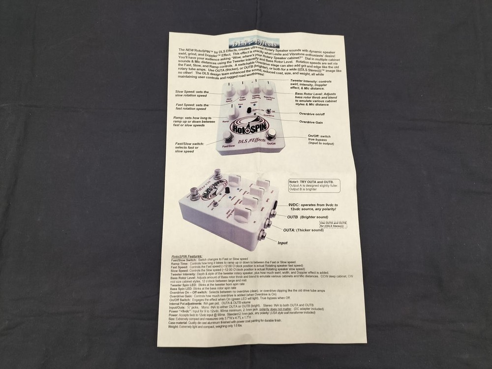 Dls Effect Rotospin Effector No.nm1090