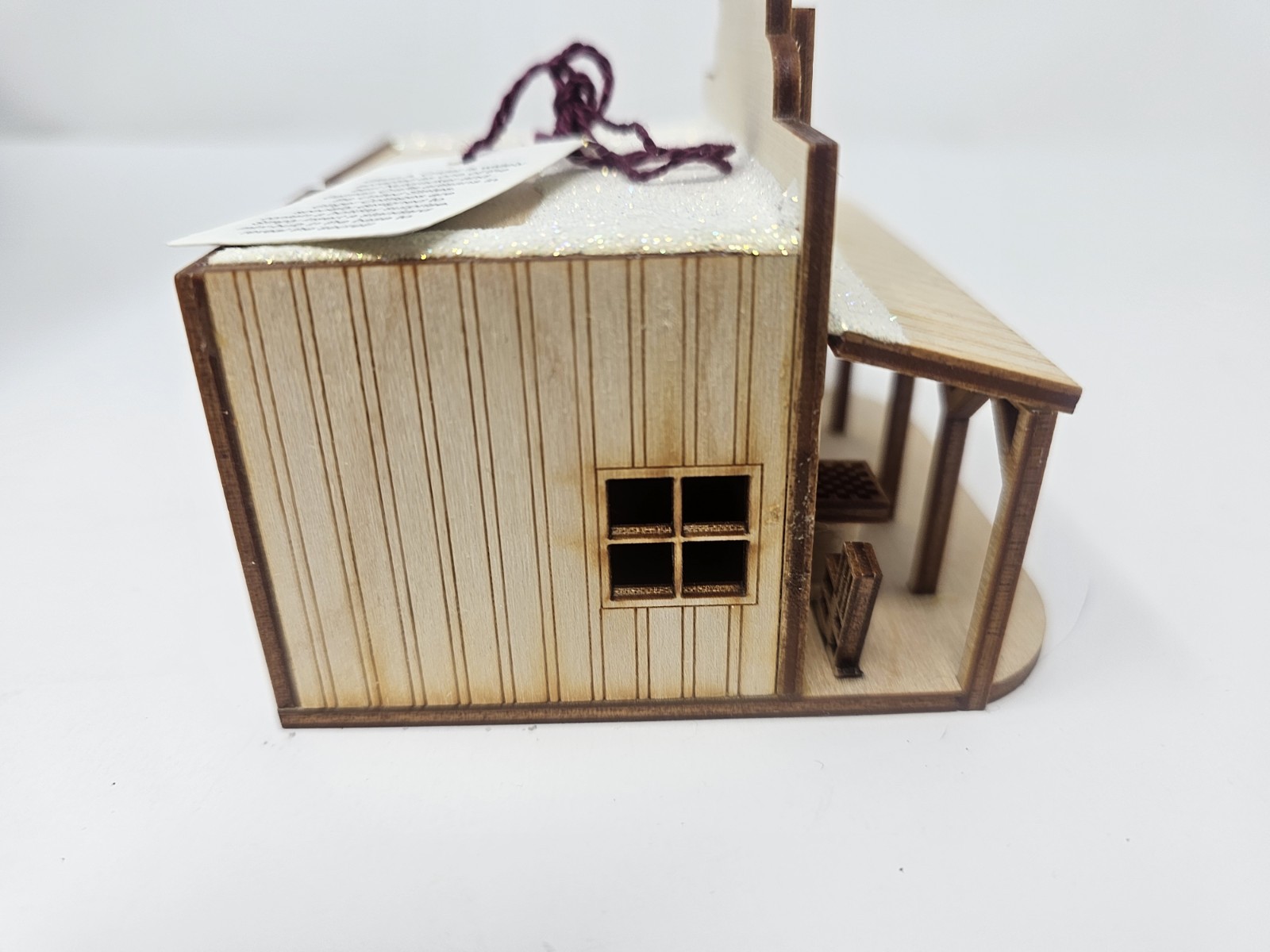 CRACKER BARREL GINGER COTTAGES WOODEN ORNAMENT CHRISTMAS OLD COUNTRY STORE
