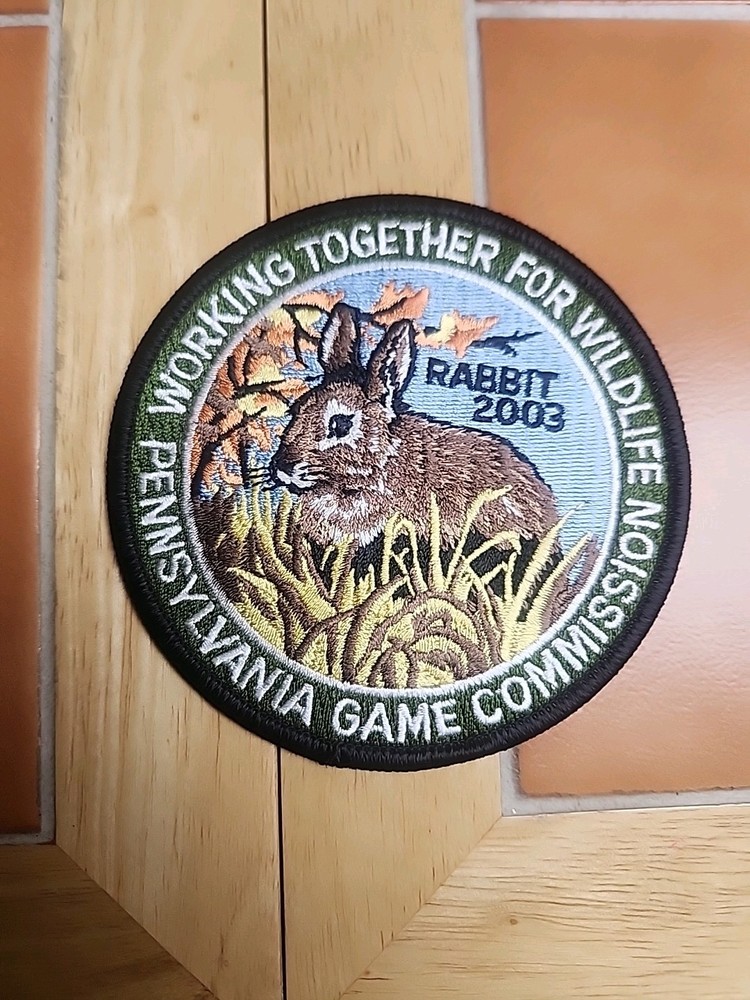 2003 Rabbit Game Commission  Working Together For Wildlife Patch