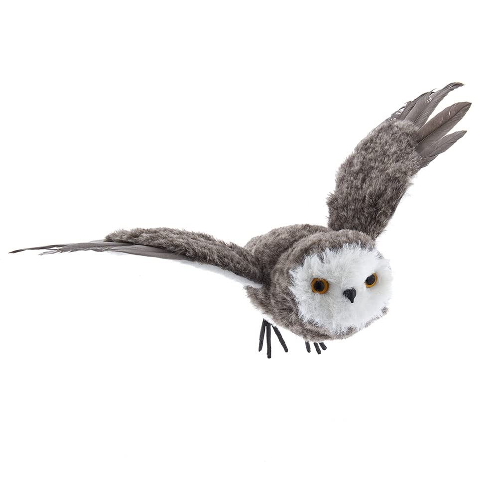 Brown Flying Owl Ornament