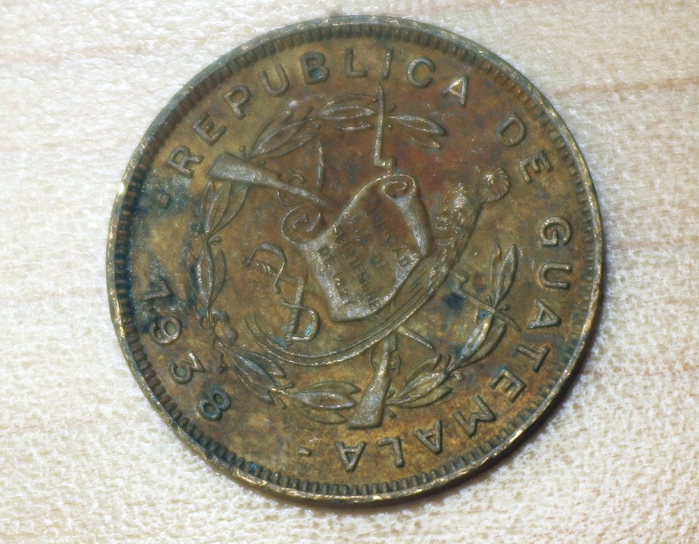 1938 Guatemala 1 Centavo