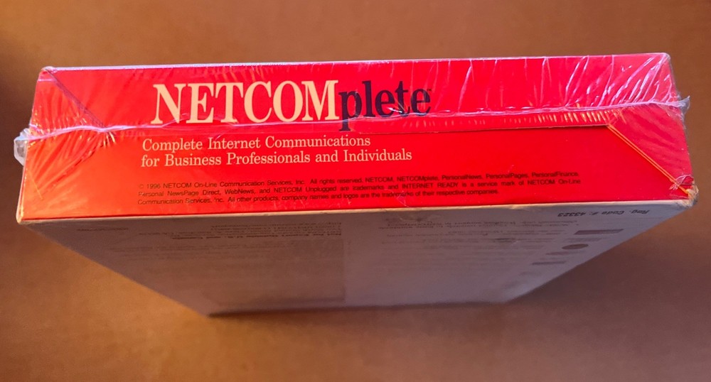 NetComplete Complete Internet Kit 1996 Windows & Macintosh CD w instructions NEW