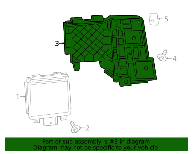 Genuine Ford Blind Spot Detection System Warning Sensor Bracket HP5Z14D189B