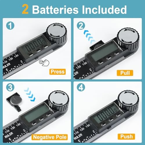 Third Generation Protractor Angle Finder, Digital Angle Ruler with