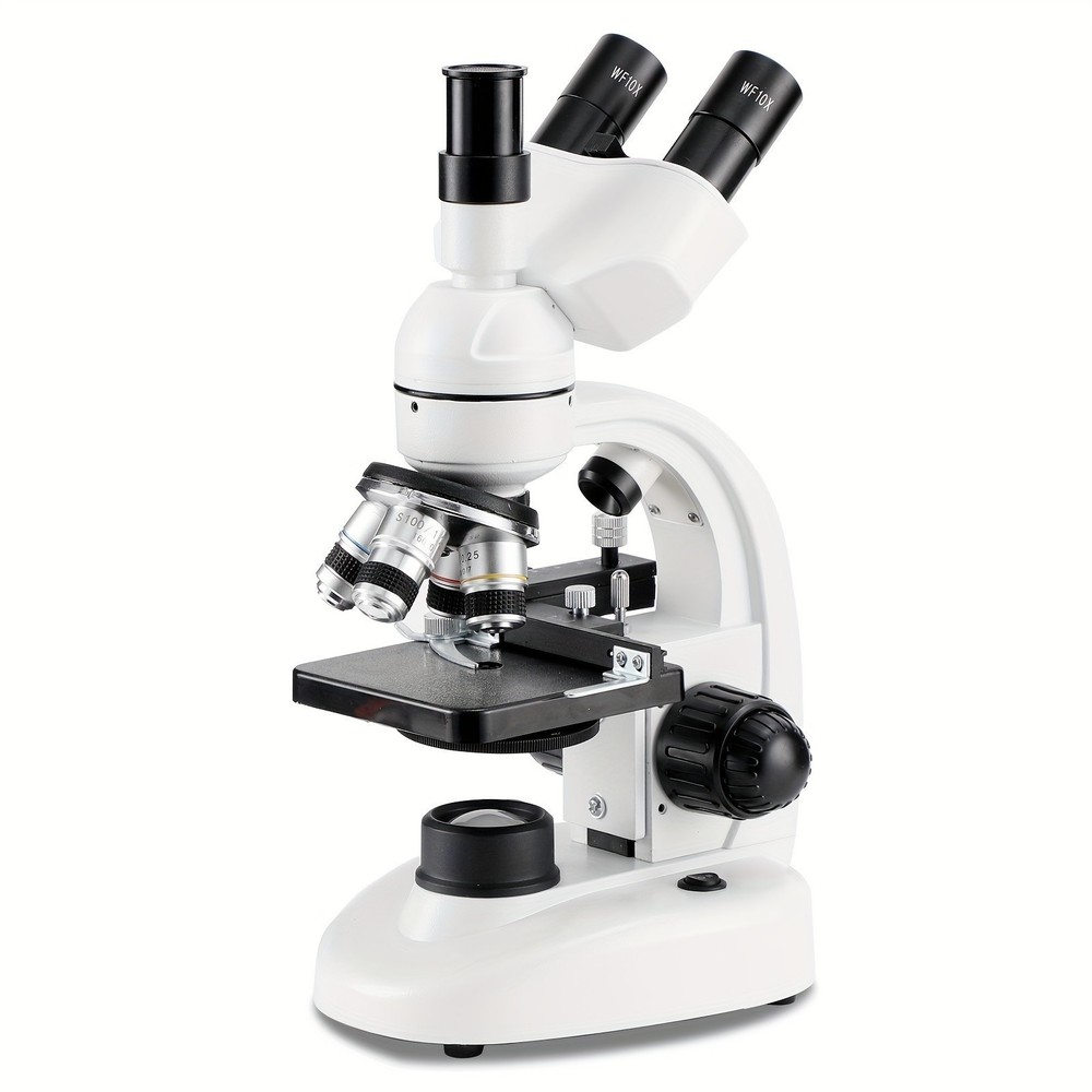 Zoom 2000x single-lens student microscope, bioluminescent diode, laboratory, chi