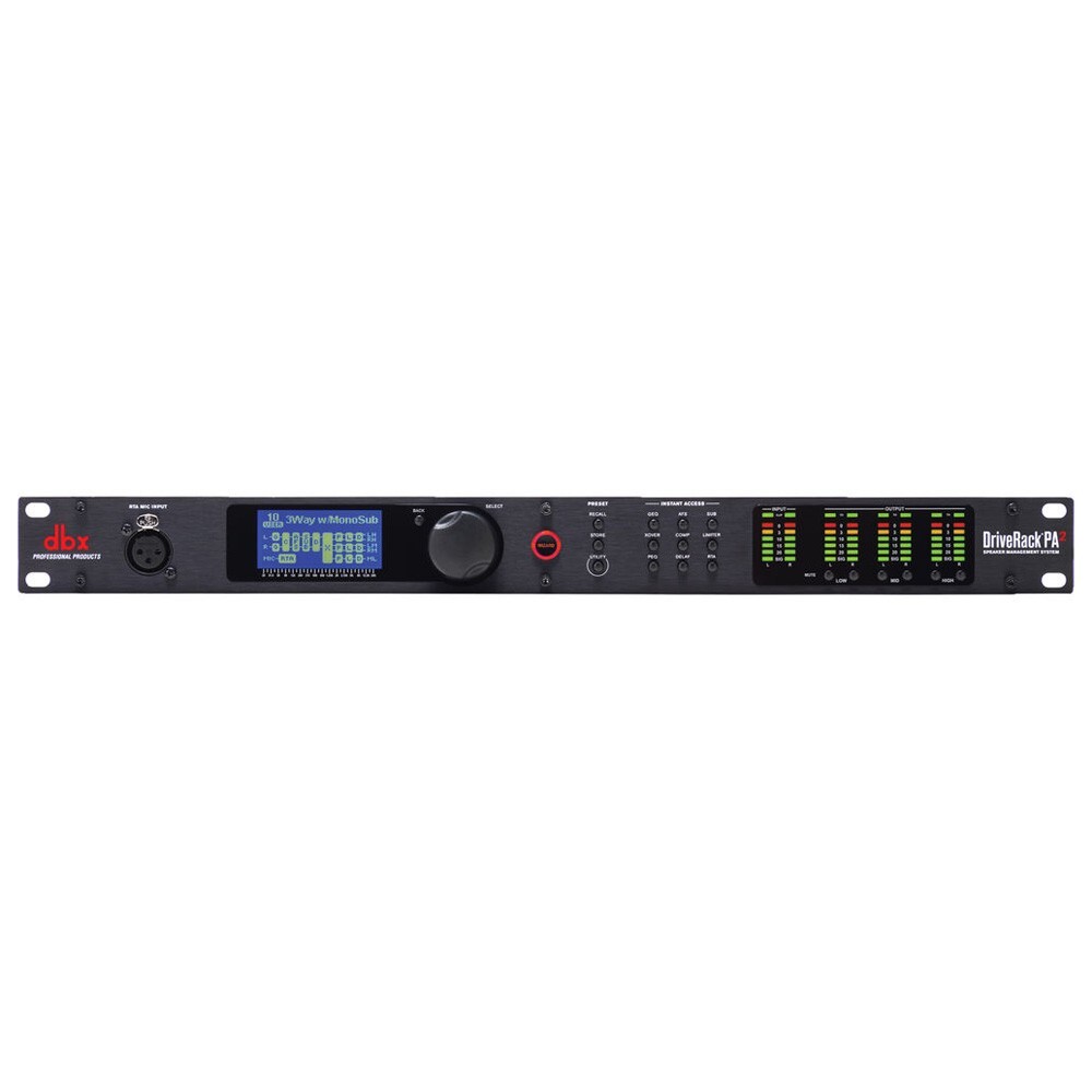 DBX DriveRack PA2 Complete Loudspeaker Management System Processor w/Display USB