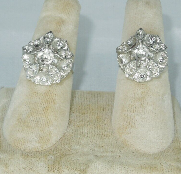 2 Ring Blanks Settings Cabochon Adjustable silver Plated Brass NEW 85V