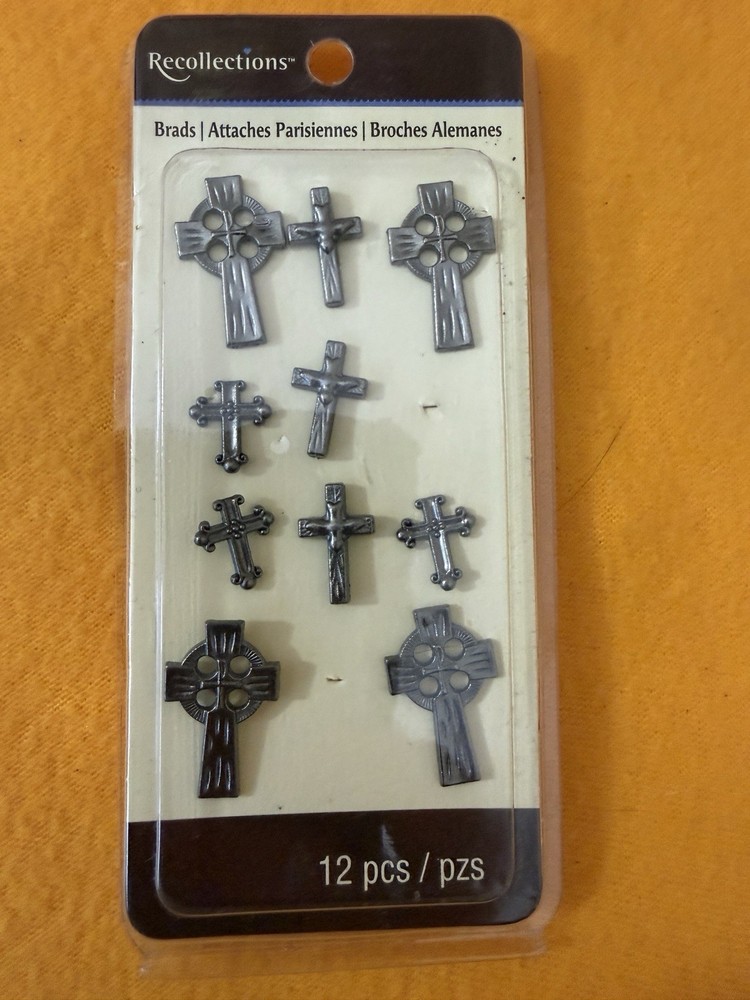 Recollections cross-shaped brads