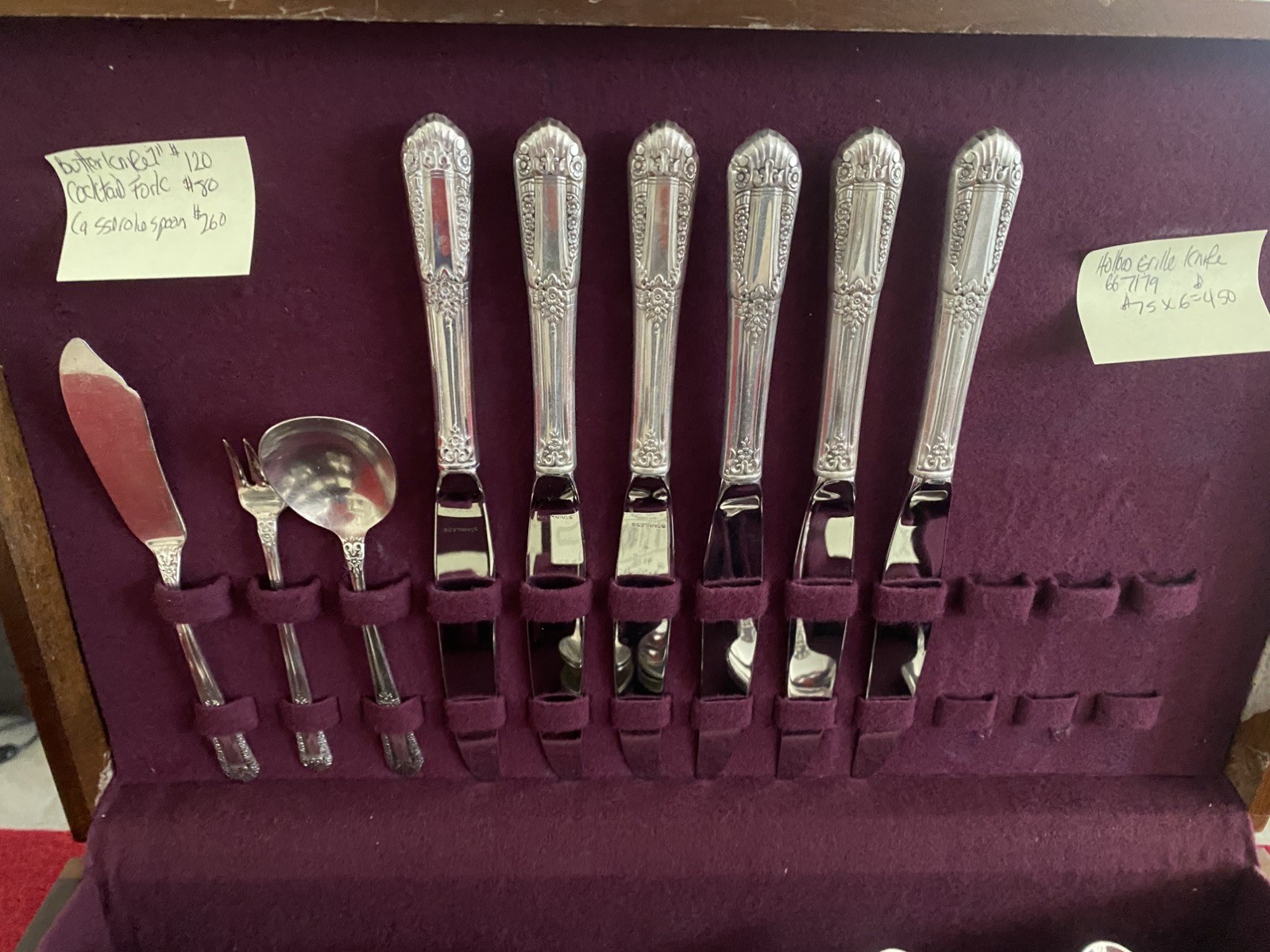 Inaugural by State House Sterling Silver Flatware Set 38 pieces