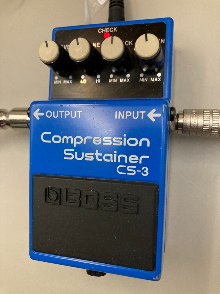 BOSS CS-3 Compression Sustainer Effects Pedal Tested Working