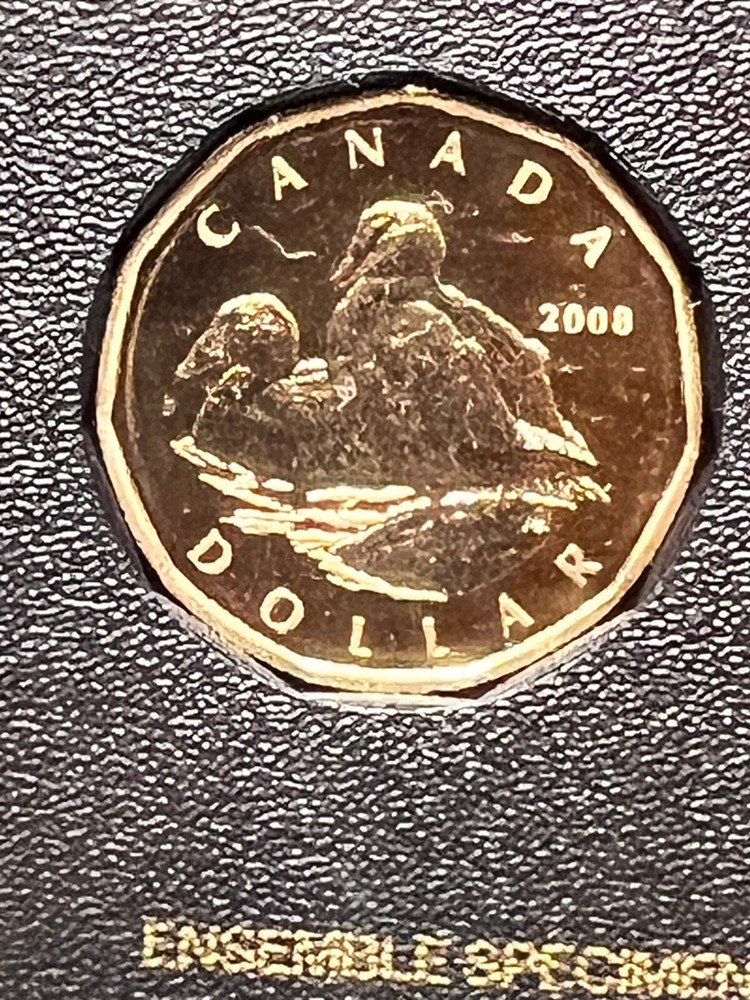 2008 Canada Specimen Set - Special Edition Common Eider Dollar