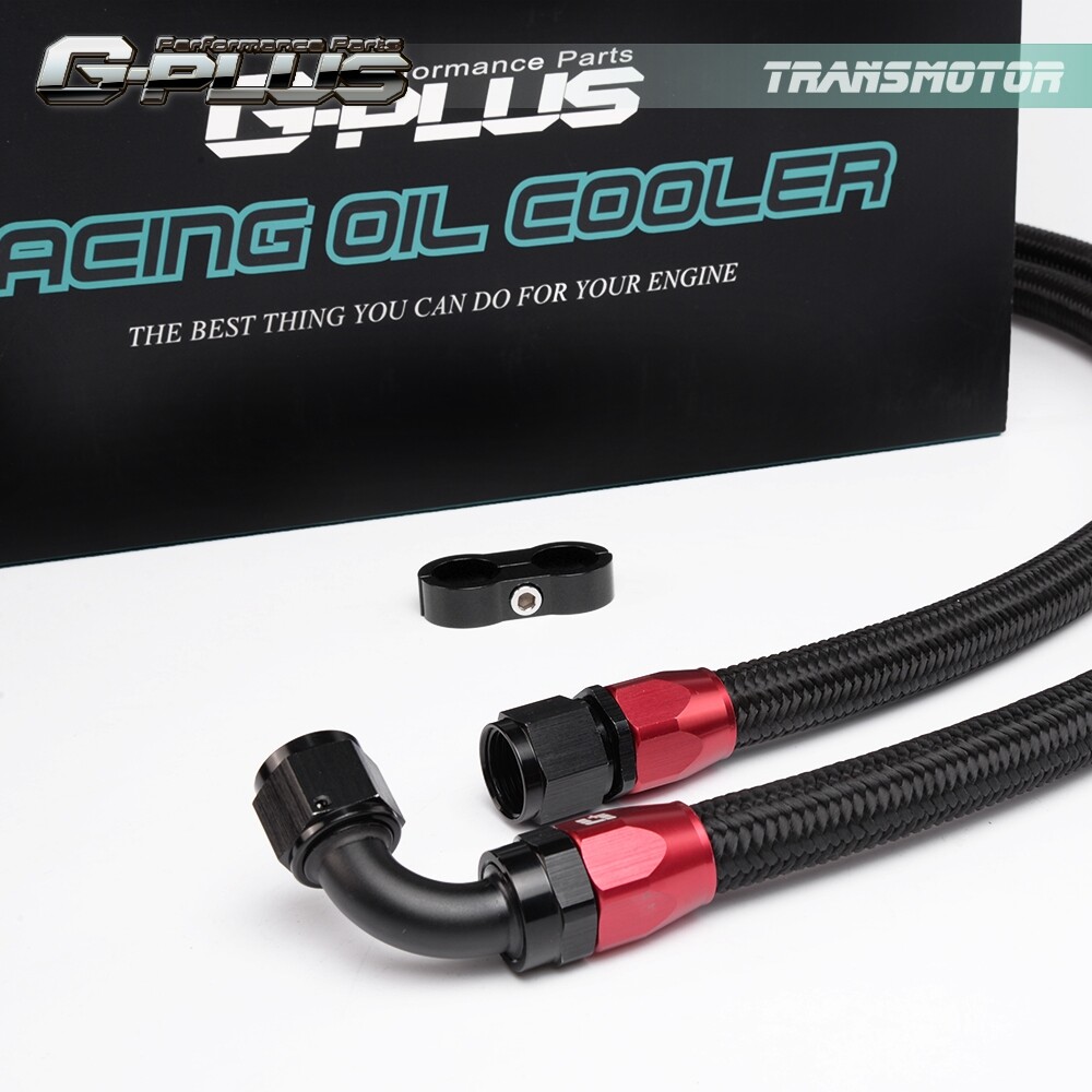 Universal 25 Row AN10 Aluminum Engine Oil Cooler + 7" Electric Fan Kit