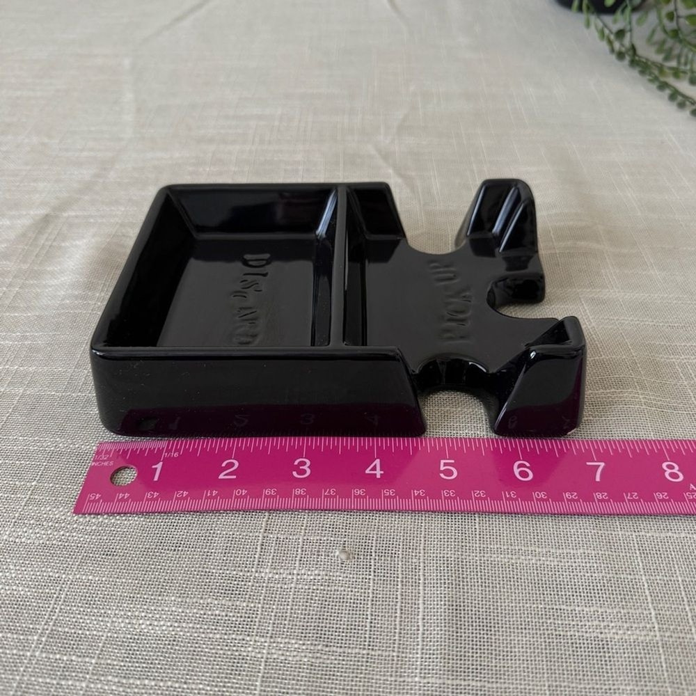 Ceramic Playing Cards Tray Holder Restoration Hardware
