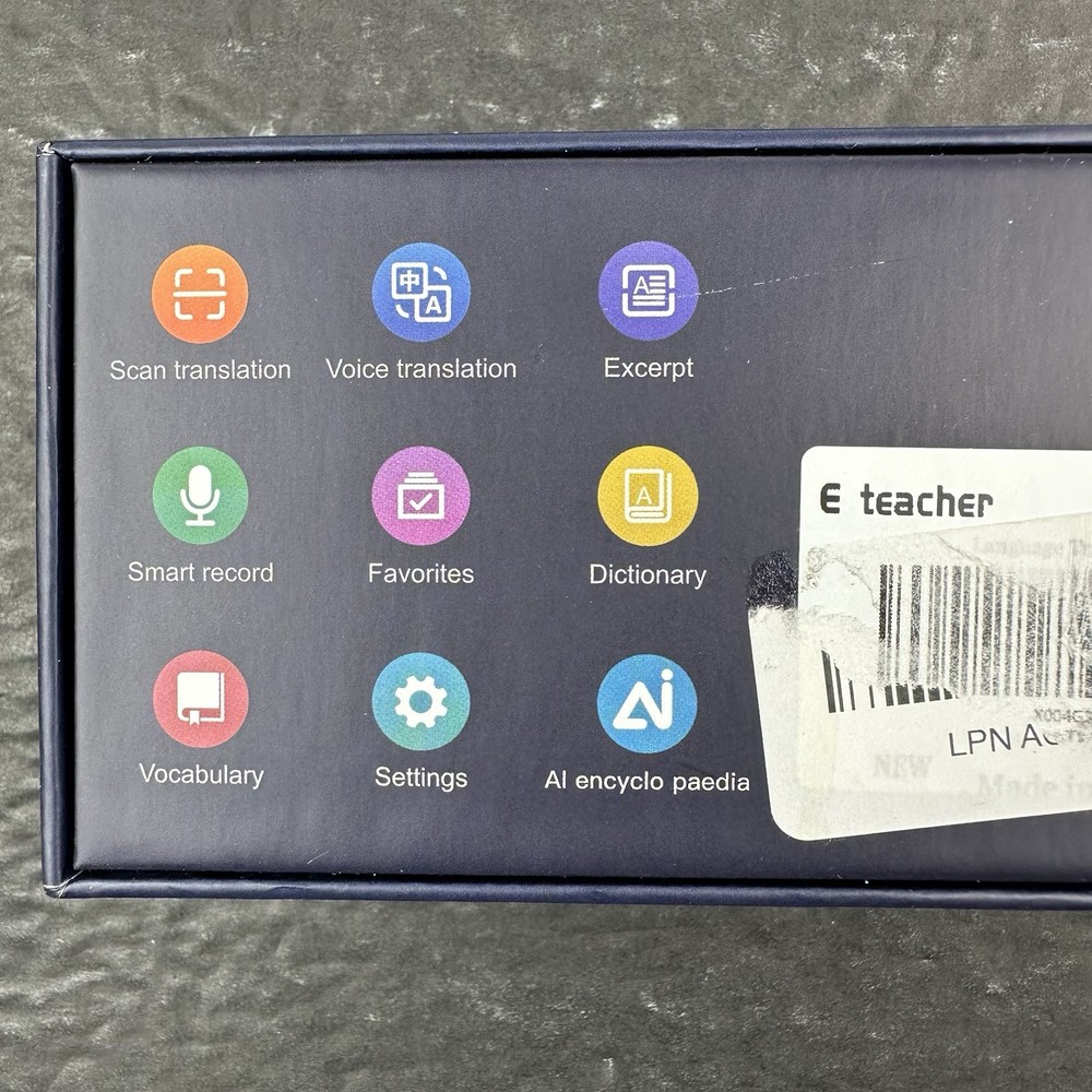 Dictionary Translator Pen Comprehensive Multi Course Tutoring