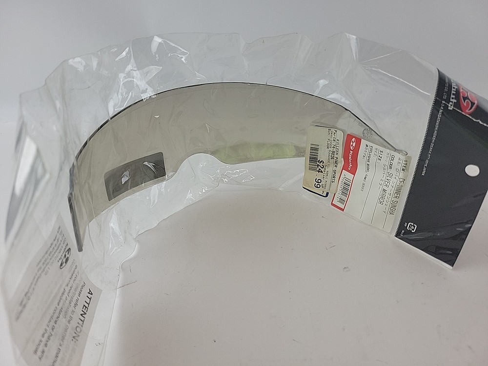 KABUTO Shield Silver Mirror CF-1Inner Sunsha Kamui Series.