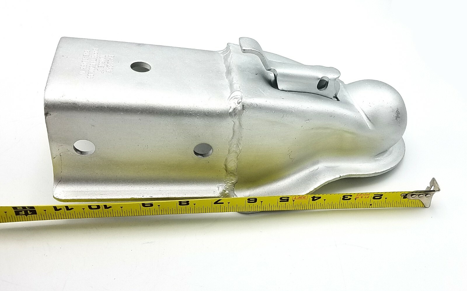 2 5/16" Ball Trailer Dacromet Coupler Hitch 8500# 3" Wide Tongue Bolt on Boat