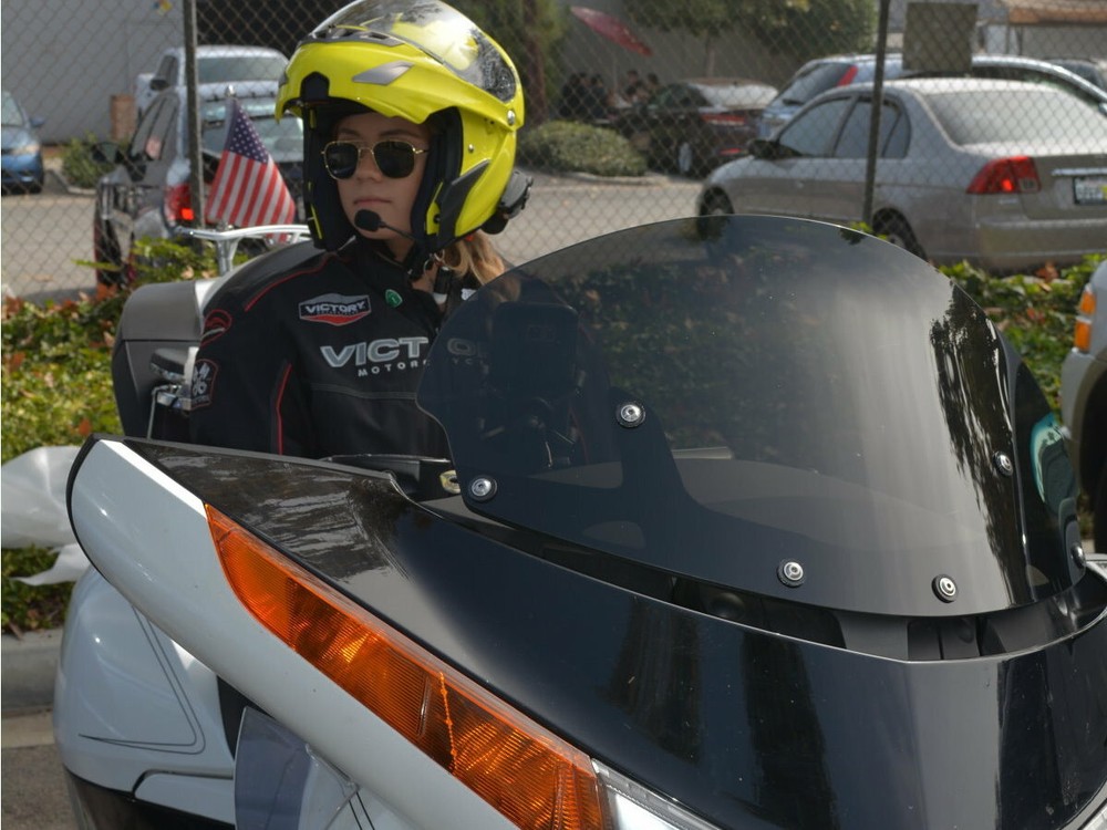 VICTORY VISION 2008-UP 14" TALL DARK GRAY REPLACEMENT WINDSHIELD