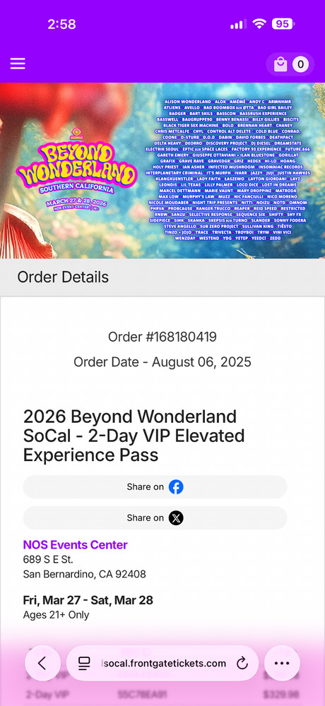 beyond wonderland 2026 rave