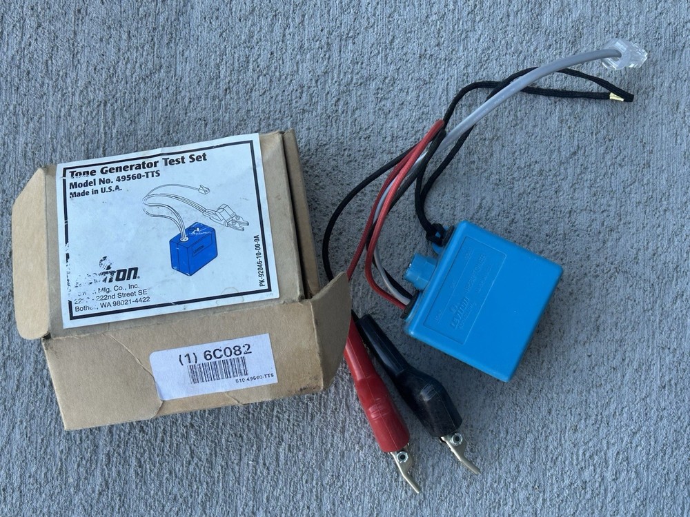 Leviton 49560 Circuit Tone Generator Testing Set Tool  Comes As Shown