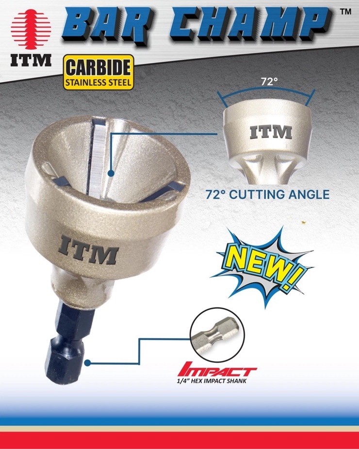 Bar Champ BAR-01C - Small Premium Deburring Tool and External Chamfer Tool - ...