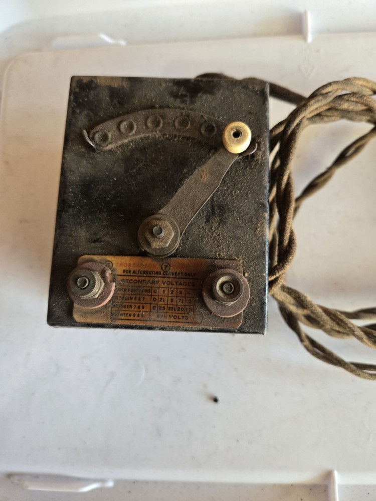 Vintage Thordarson Transformer Used Untested Fair Condition