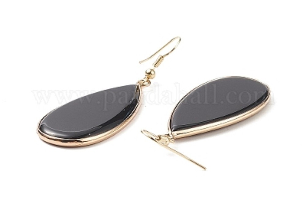 Natural Obsidian Earrings