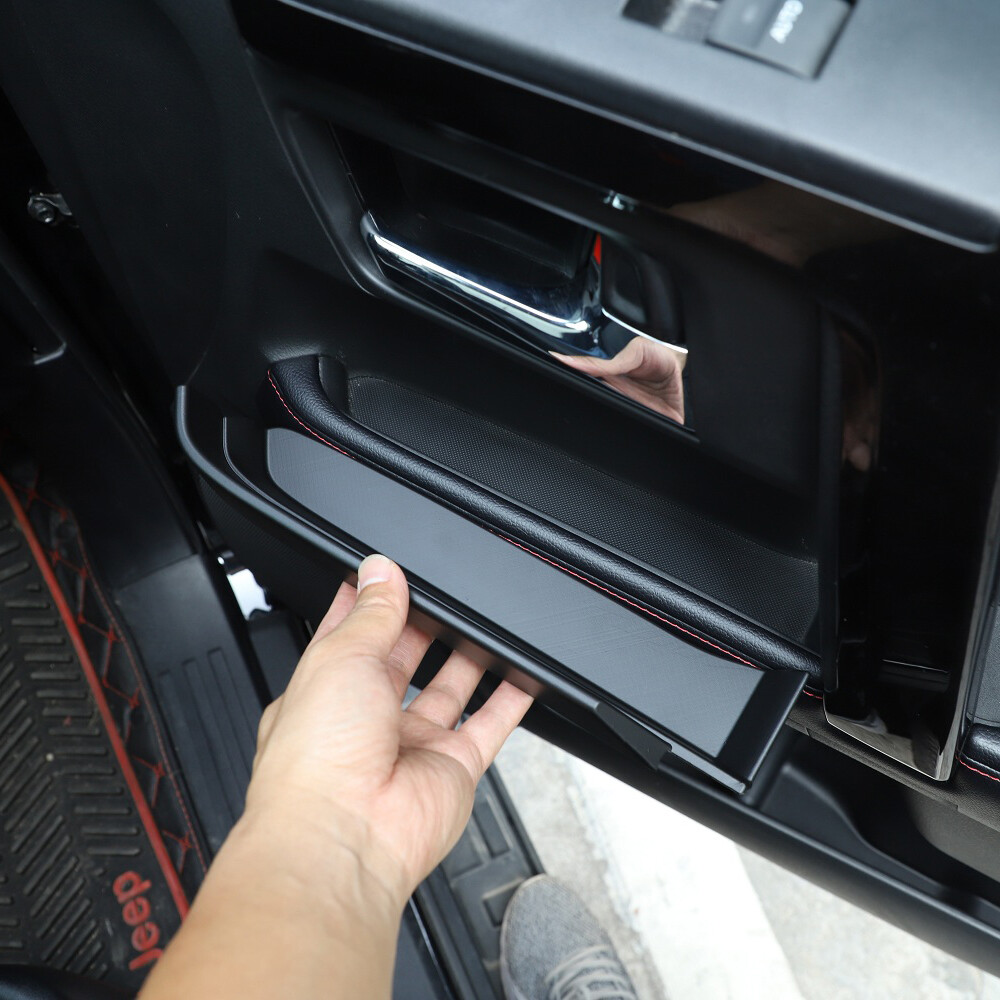 Front & Rear Door Handle Storage Box Pockets Organizer Tray for 4Runner 2010-22