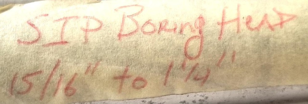 SIP Boring Head 15/16" - 1-1/4"