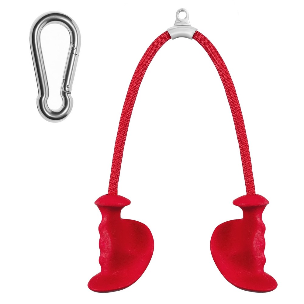 Tricep Rope Attachment for Cable Machine - 36-Inch Ergonomic Pulldown Tool
