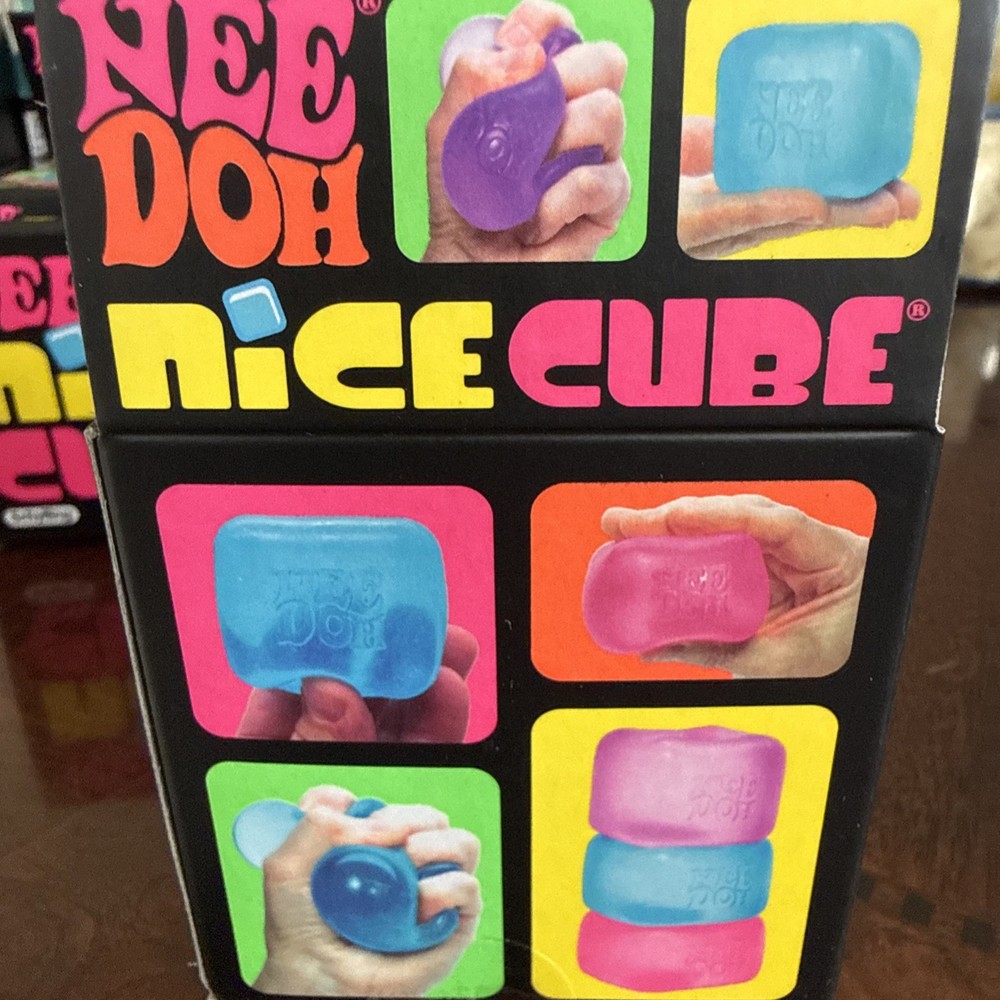 Nee Doh Nice Cube Squish Toy Blue | SEALED | Fast Shipping |