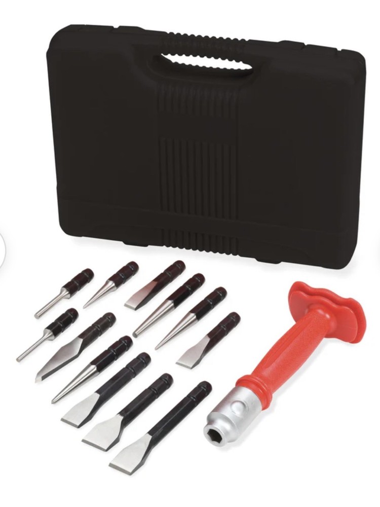 NEW!!! MAC Tools PCS1000K PCS1-1 13pc Interchangeable Punch & Chisel Set W/Case