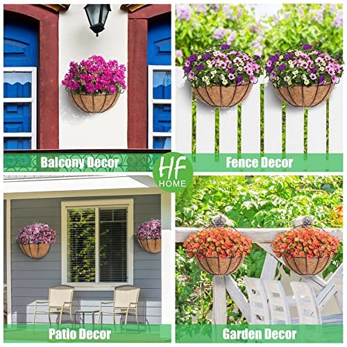 14" Dia Half Round Coco Liner, Half Circle Wall Coir Planter, Coco 14"-2PCS