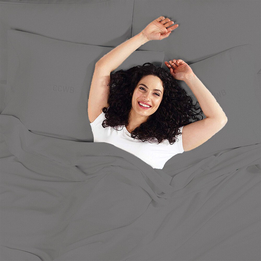 CCWB 100% Egyptian Cotton Extra Deep Pocket 4PC Sheet Set Solid 800 Thread Count
