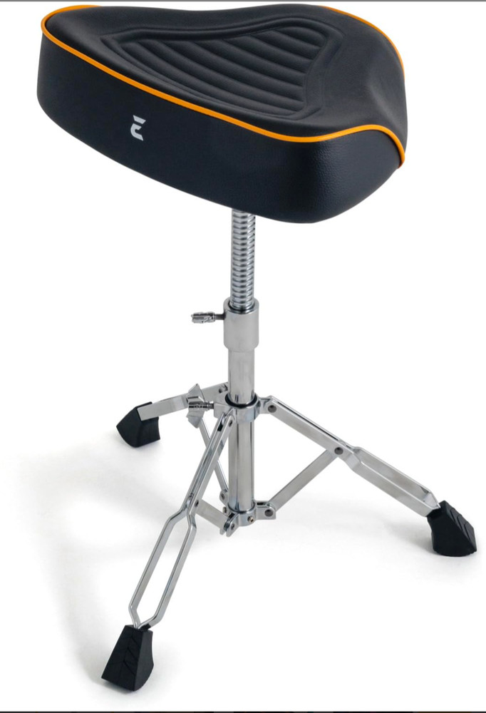 Premium Motorcycle Drum Throne, Rotatable Stool Memory Foam Cushion. Comfortable