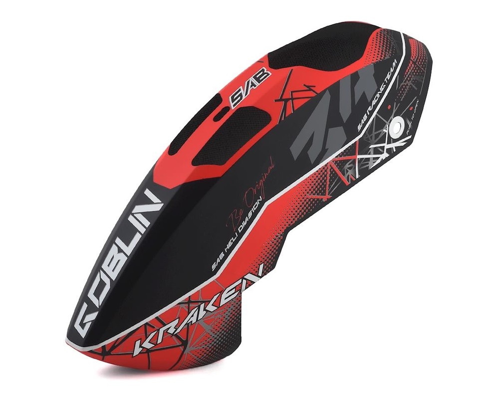 SAB Goblin Kraken 580 Nitro Canopy (Red/Black) [SABH1381-S]