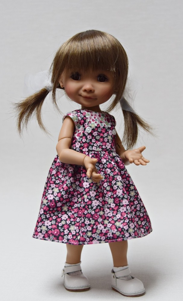 PDF Pattern&Tutorial - Top & Pinafore For Meadow Dumpling & Effner L'il Dreamer