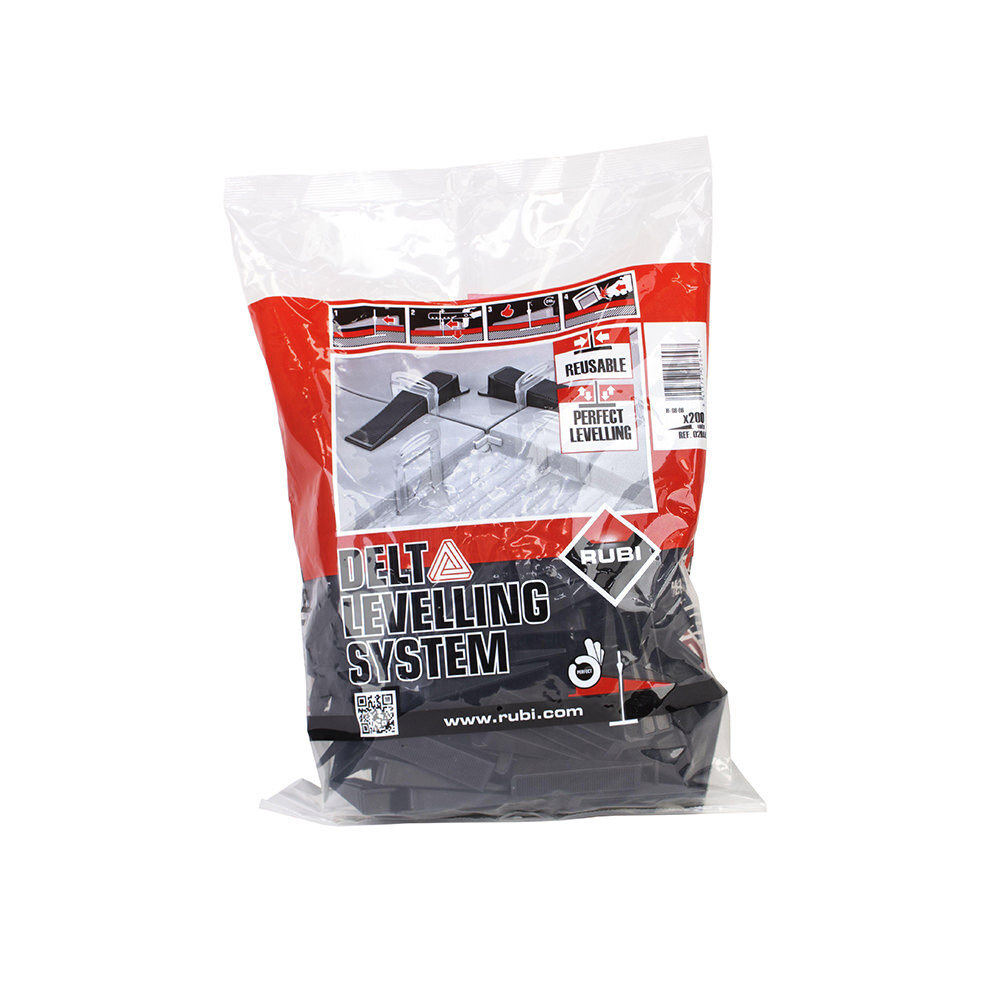 Rubi Tools Delta Tile Leveling System Wedges - 200 pcs