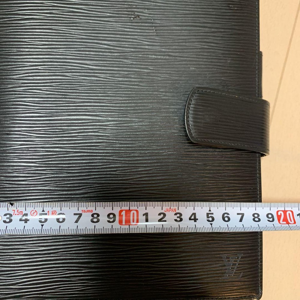 Louis Vuitton Notebook Cover Epi A5 Size Black 16