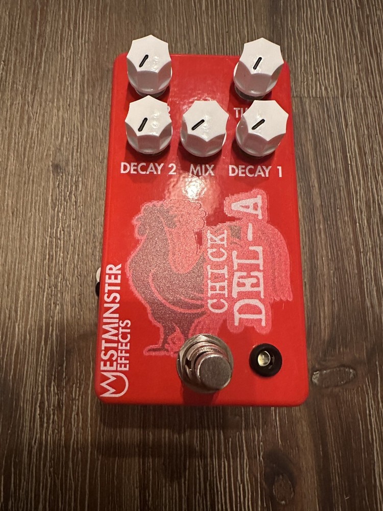 Westminster Effects Chick-Del-A Delay Pedal + 2-6" Patch Cables