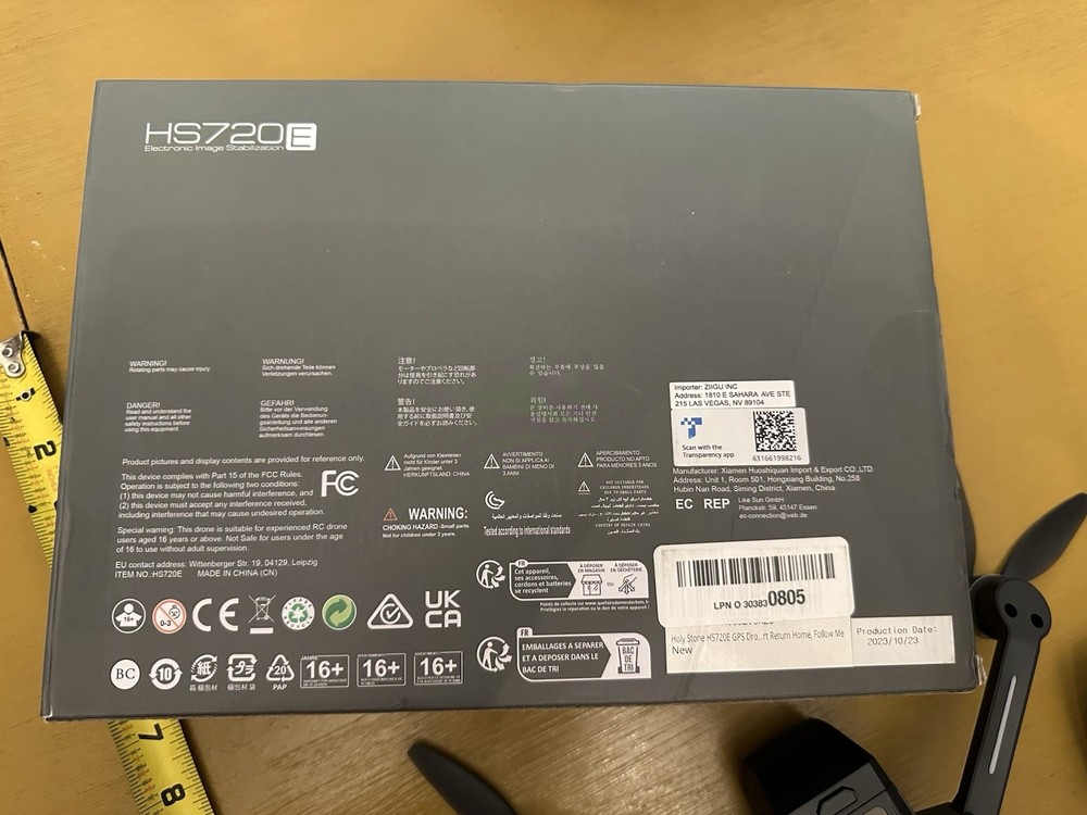 Holy Stone HS720E 4K Camera Professional Drone - Gray