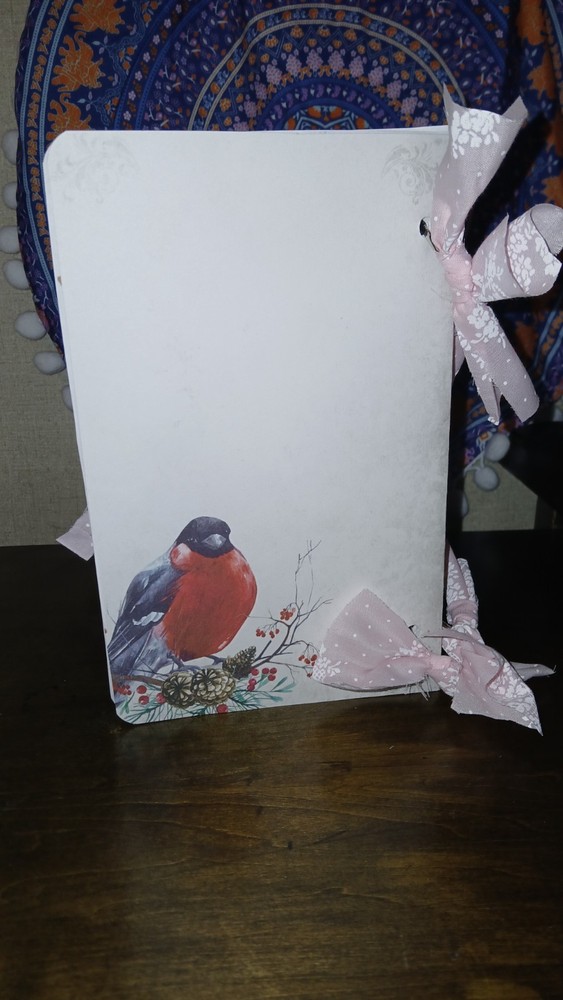 Winter Cardinal Junk Journal Scrapbook