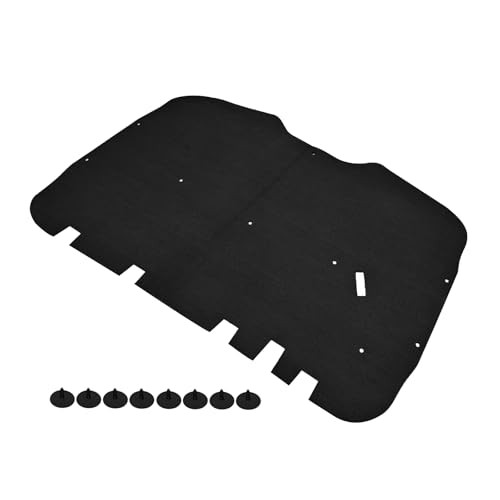 Hood Insulation Pad with Clips Compatible with Chevy Silverado Tahoe Suburban