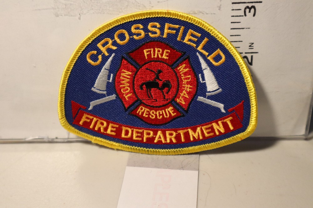 fire patch  CROSSFIELD FIRE RESCUE ALBERTA CANADA