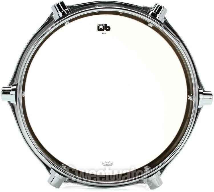 DW Design Series Chrome Piccolo Tom w/bracket - 10"
