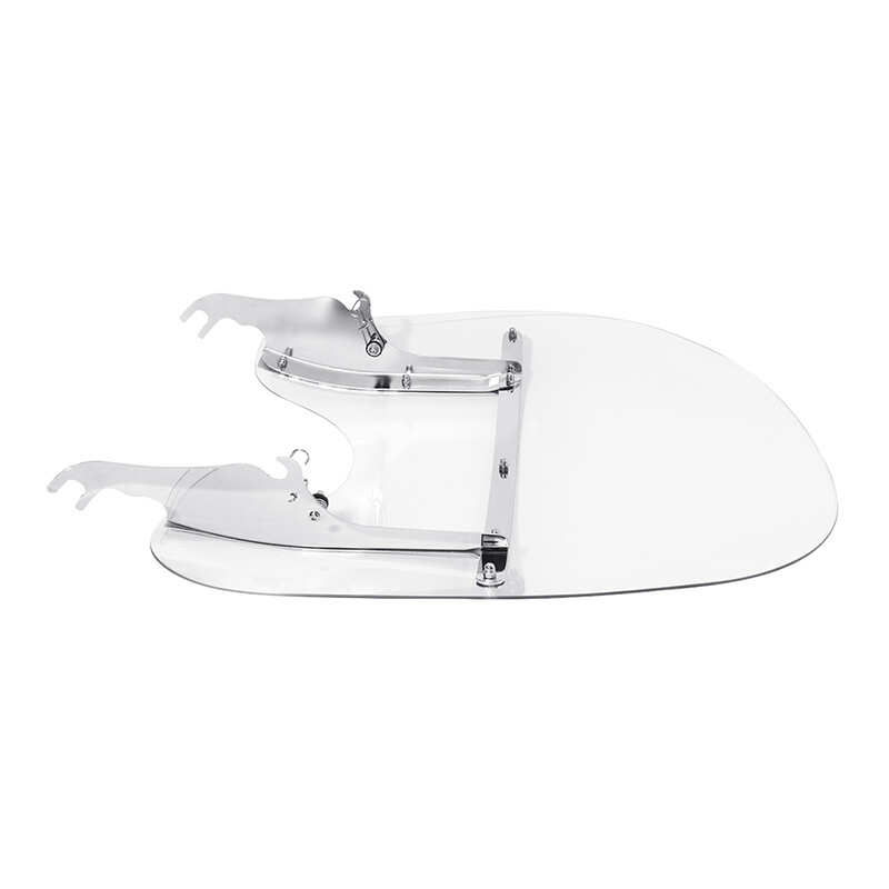 QUICK DETACH Clear Windshield Screen Fit For Harley Davidson Softail FLST FLSTC