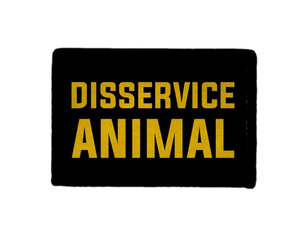 Disservice Animal Funny Joke Meme Patch Sew on [sub]