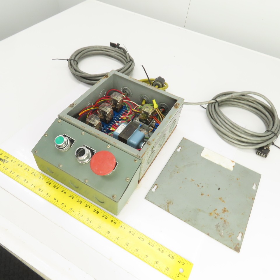 Prewired 120V (4) Motor Starter Control Operator Panel Assembly 24V Controls