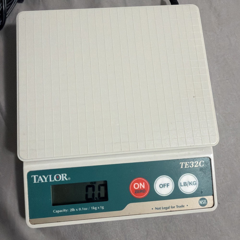 Taylor digital scale Kitchen Food TE32C tested